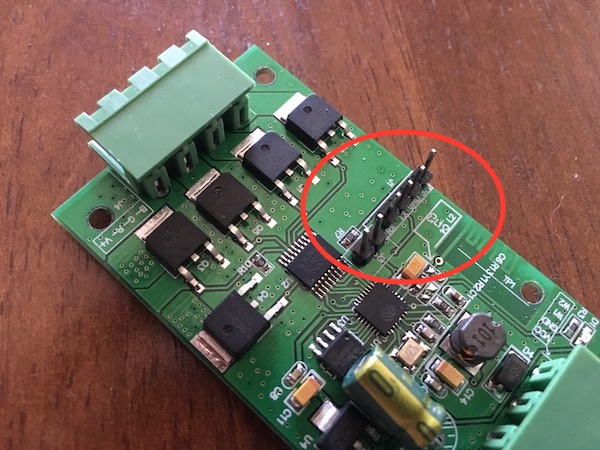 H801 with header pins